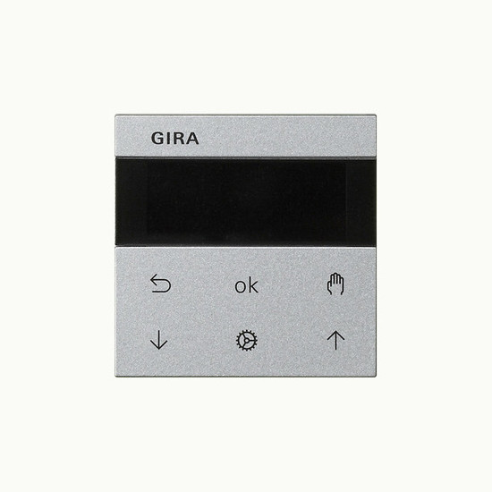Gira 536626 S3000 Jal.-/Schaltuhr Display System 55 F Alu