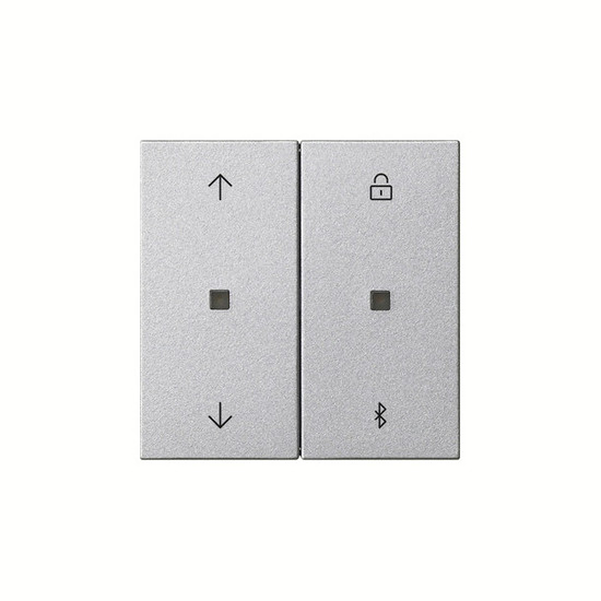 Gira 536726 S3000 Jal.-/Schaltuhr Bluetooth Pfeile System 55 F Alu