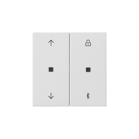 Gira 536727 S3000 Jal.-/Schaltuhr Bluetooth Pfeile System 55 Reinweiß m