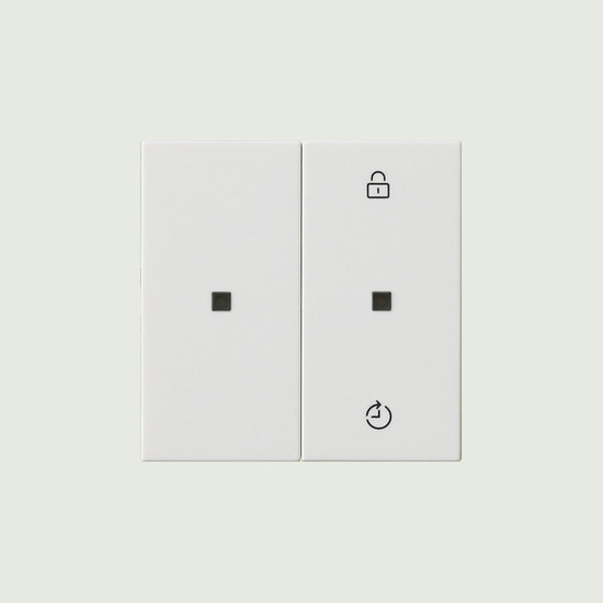 Gira 549303 Gira eNet Funk BedienAufsatz Memory System 55 Reinweiß