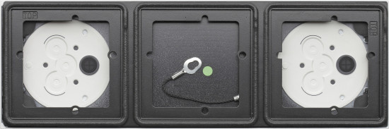 Gira 5503902 Aufputzgehäuse 3-fach System 106 Verkehrsweiß(lack.)