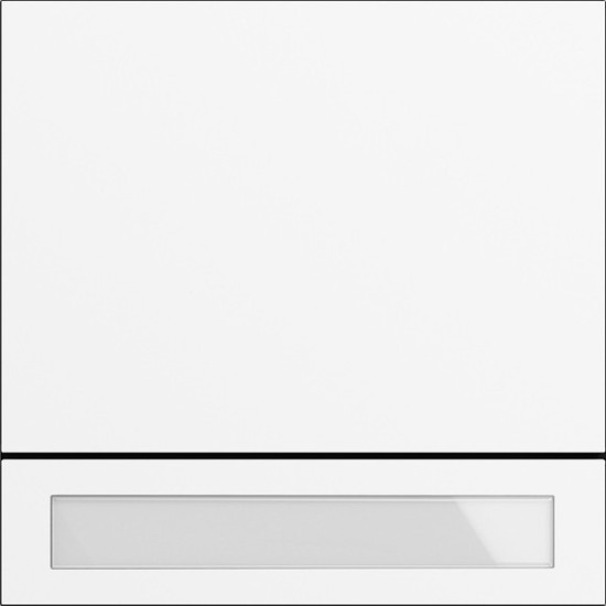 Gira 5531902 Ruftastenmodul 1-fach System 106 Verkehrsweiß(lack.)