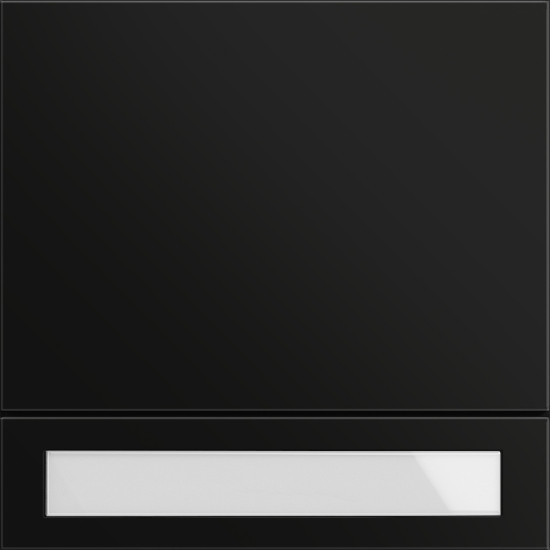 Gira 5531925 Ruftastenmodul 1-fach System 106 Schwarz m