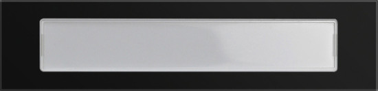 Gira 5547925 Ruftaste Beschriftungsfeld System 106 Schwarz m