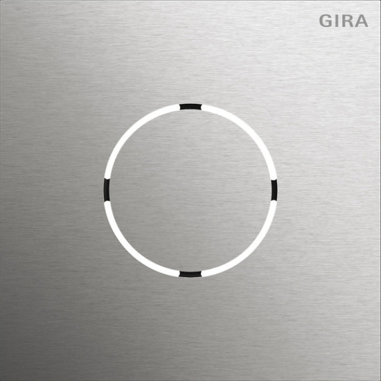 Gira 5578914 Frontplatte Sprachmodul System 106 Edelstahl V4A