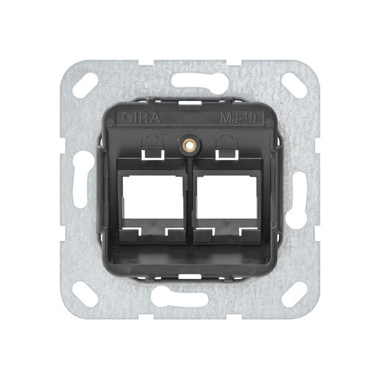 Gira 561000 Modular-Jack-10 2-fach Tragring