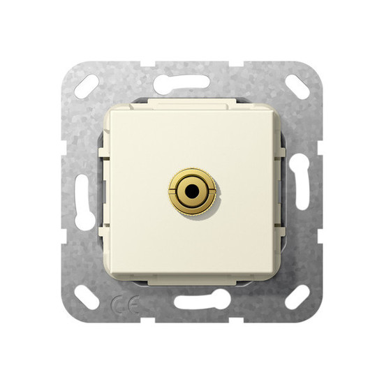 Gira 564901 M-Klinke K-poligeitsche Einsatz Cremeweiß