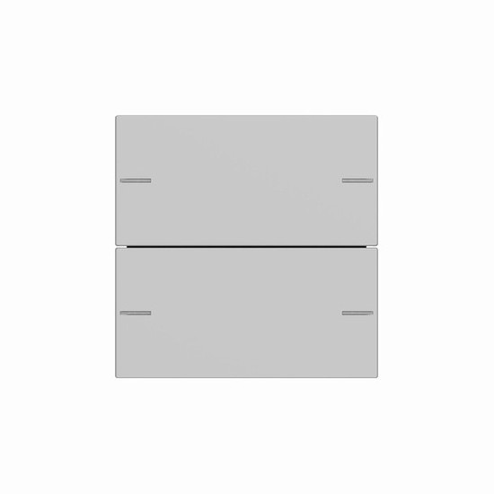 Gira 5752015 Wippenset 2-fach Tastsensensor 4.55 Grau m