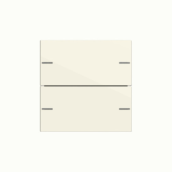 Gira 575201 Wippenset 2-fach Tastsensensor 4.55 Cremeweiß