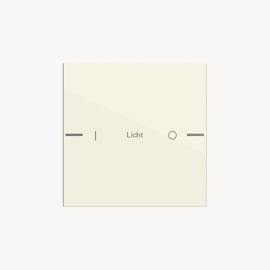 Gira 576101 Wippenset 1-fach individuell Tastsensensor 4.55 Cremeweiß