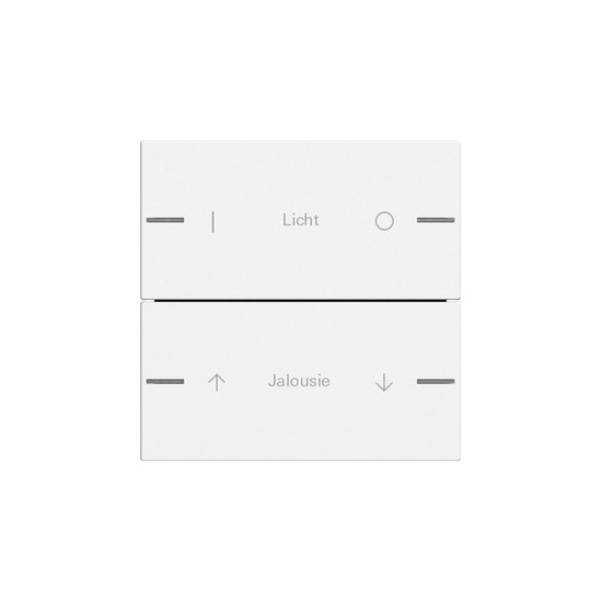 Gira 576227 Wippenset 2-fach individuell Tastsensensor 4.55 Reinweiß m