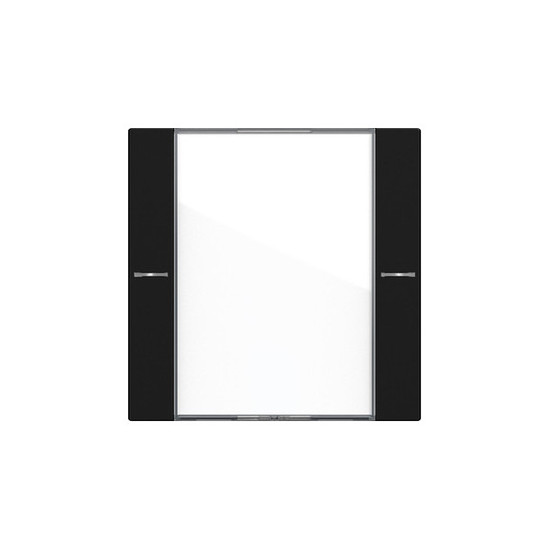 Gira 5771005 Wippenset 1-fach Beschriftungsfeld Tastsensensor 4.55 Klar/Schwarz m