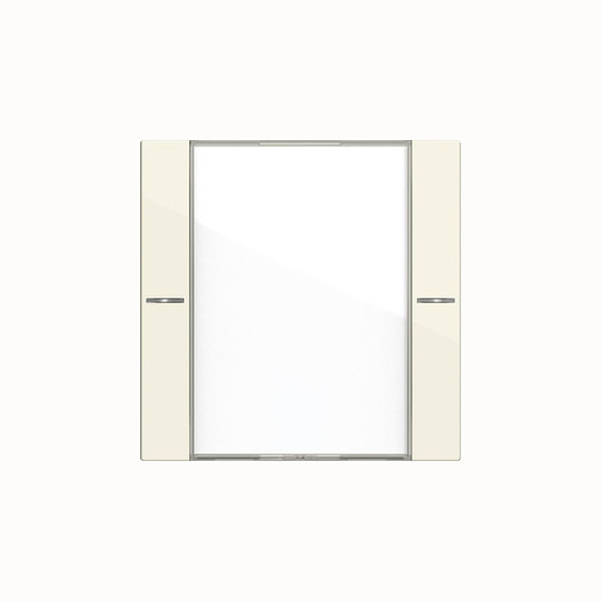 Gira 577101 Wippenset 1-fach Beschriftungsfeld Tastsensensor 4.55 Klar/Cremeweiß