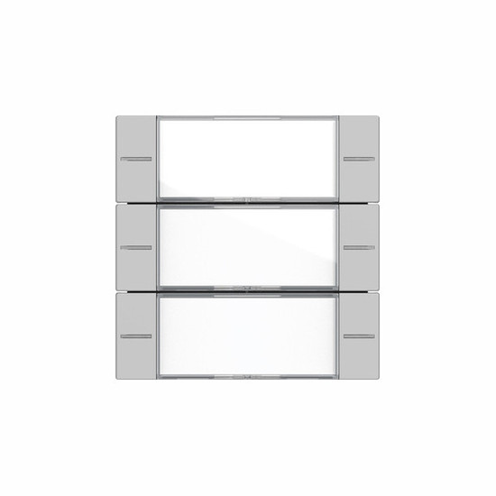 Gira 5773015 Wippenset 3-fach Beschriftungsfeld Tastsensensor 4.55 Klar/Grau m