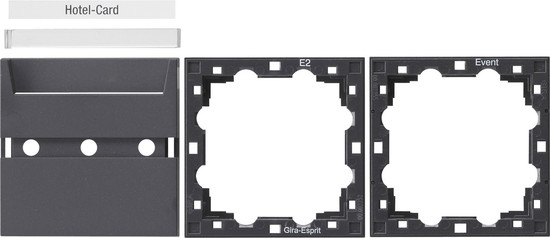 Gira 810628 Zub. Hotel-Card System 55 Anthrazit