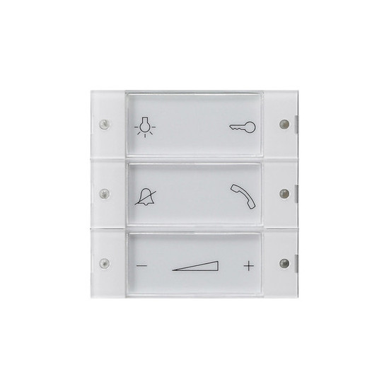 Gira 850003 Aufsatz Bedientaster Wohnungsstation System 55 Klar
