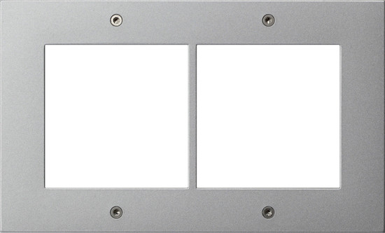Gira 850265 Designrahmen 2-fach Türstation AP Gira TX_44 F Alu