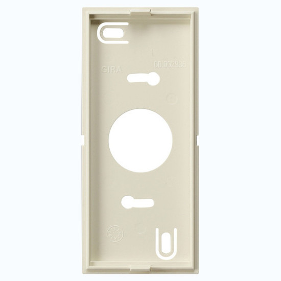 Gira 850501 Montageplatte Wohnungsstation AP + Gong System 55 Cremeweiß
