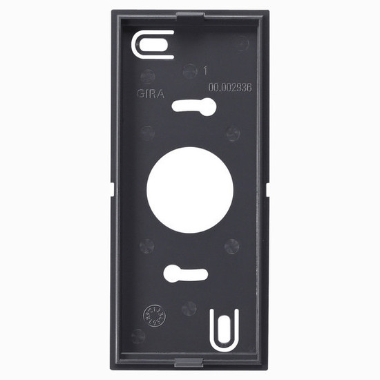 Gira 850528 Montageplatte Wohnungsstation AP + Gong System 55 Anthrazit