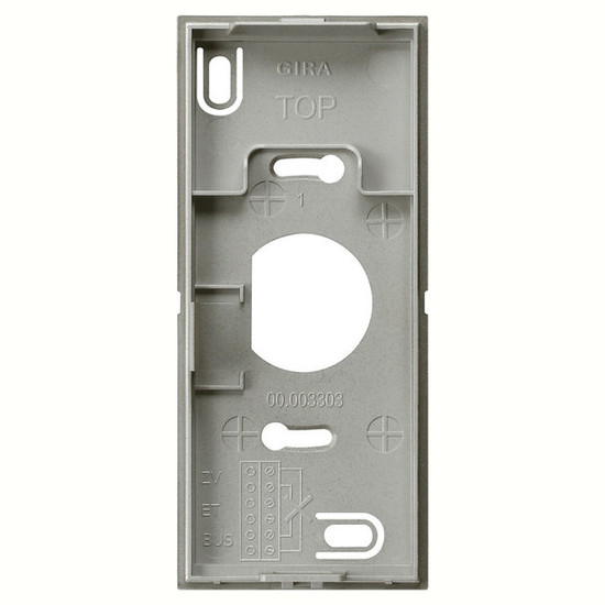 Gira 851020 Montageplatte Wohnungsstation Video AP Gira E22 Edelstahl