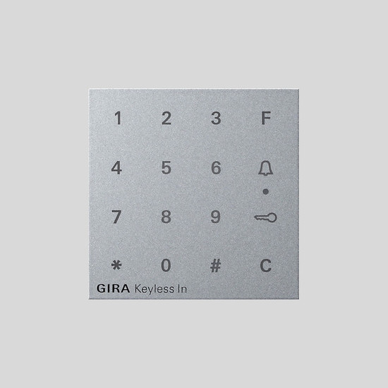 Gira 851326 Aufsatz Codetastatur System 55 F Alu