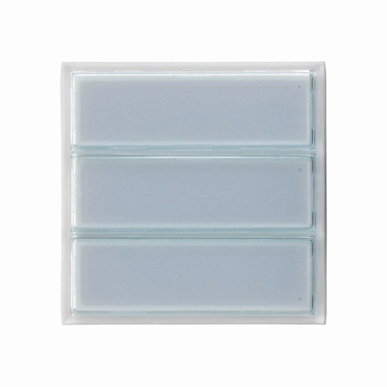 Gira 851666 Aufsatz Ruftaster 3-fach Wohnungsstation Gira TX_44 Klar