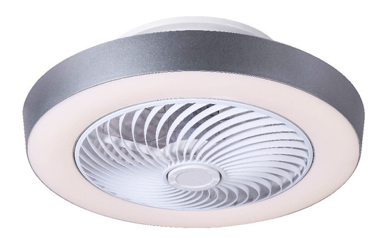Globo Gharra LED Deckenventilator 40W CCT Weiß, Metall Fernbedienung Nachtlicht Memoryfunktion Ø54,8cm 03635