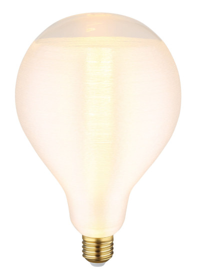 Globo Lampe E27 Leuchtmittel E27 4W Warmweiß Klar, Glas Ø13cm 11537