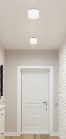 Globo Jenny LED Deckenleuchte 16W Warmweiß Weiß, Aluminium Ø14cm 12016W