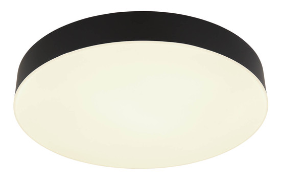 Globo Matthew LED Deckenleuchte 24W CCT Schwarz Matt Ø30cm 12384-24