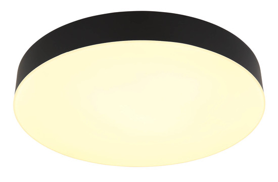 Globo Matthew LED Deckenleuchte 24W CCT Schwarz Matt Ø30cm 12384-24