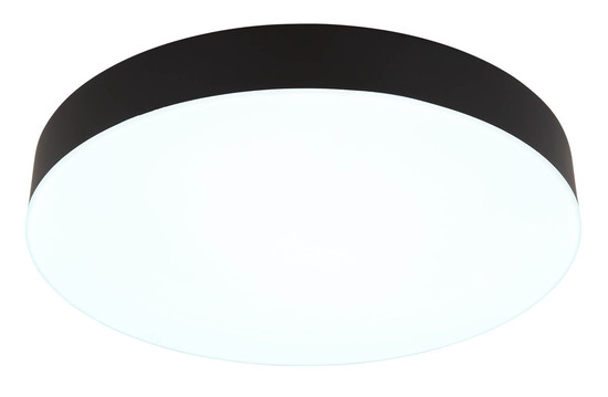 Globo Matthew LED Deckenleuchte 24W CCT Schwarz Matt Ø30cm 12384-24