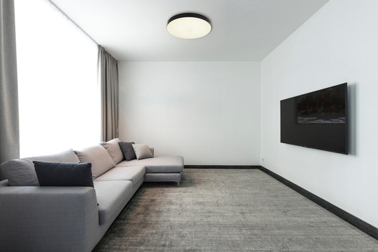 Globo Matthew LED Deckenleuchte 36W CCT Schwarz Matt Ø40cm 12384-36