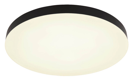 Globo LED Deckenleuchte Matthew 50W CCT warm-/neutral-/tageslichtweiss Schwarz matt Ø50cm