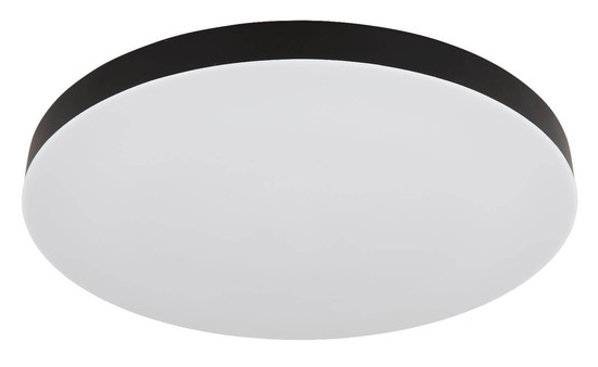 Globo LED Deckenleuchte Matthew 50W CCT warm-/neutral-/tageslichtweiss Schwarz matt Ø50cm