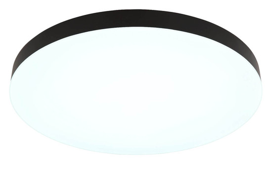 Globo LED Deckenleuchte Matthew 50W CCT warm-/neutral-/tageslichtweiss Schwarz matt Ø50cm