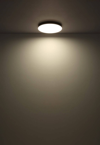 Globo LED Deckenleuchte Matthew 50W CCT warm-/neutral-/tageslichtweiss Schwarz matt Ø50cm