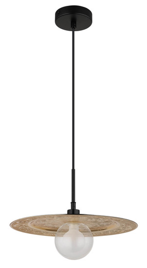 Globo Riga G9 Hängeleuchte 5W Schwarz Matt, Metall Ø33cm 15169G