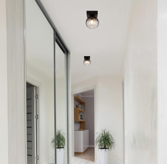 Globo Dallerta G9 Wandleuchte 10W Schwarz Matt, Metall Ø12cm 15216-1