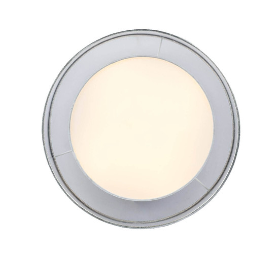 Globo LED Deckenleuchte Naxos 24W warmweiss Verchromt matt weiß Metall Garn Ø40cm