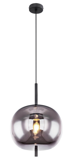 Globo Pendelleuchte Blacky E27 Schwarz Metall Glas Ø30cm