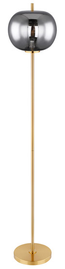 Globo Blacky I E27 Stehleuchte 60W Messingfarben, Metall Ø30cm 15345SMM