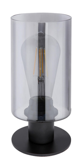 Globo Hadera E27 Tischleuchte 60W Schwarz Matt, Metall Ø10cm 15465T