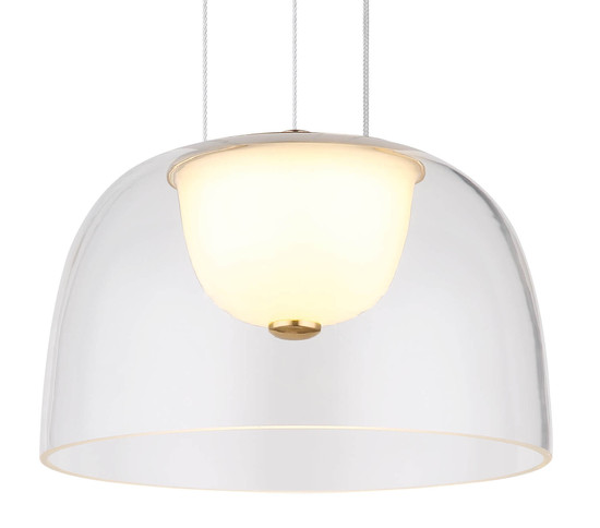 Globo Jocky LED Hängeleuchte 10W Warmweiß Messingfarben, Metall Ø23cm 15474H1