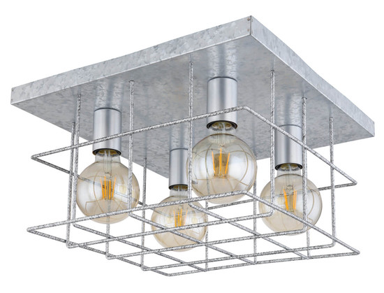 Globo Merril E27 Deckenleuchte 4-fach 60W Metall 26cm 15530Z-4D