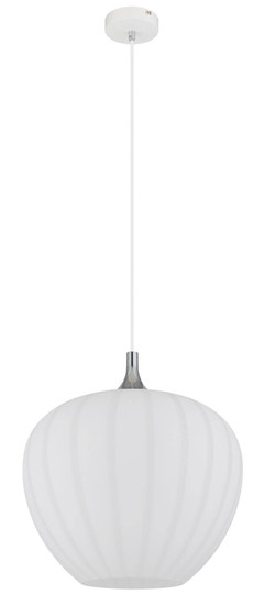 Globo Maxy E27 Hängeleuchte 60W Weiß Matt, Metall Ø40cm 15548H2W