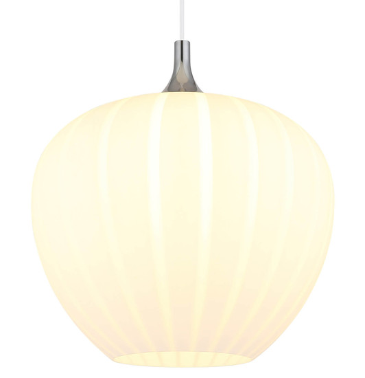 Globo Maxy E27 Hängeleuchte 60W Weiß Matt, Metall Ø40cm 15548H2W