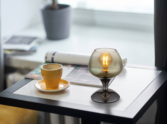 Globo Maxy E27 Tischleuchte 40W Schwarz-Chrom, Metall Ø15cm 15548T3