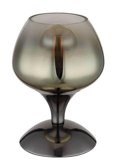 Globo Maxy E27 Tischleuchte 40W Schwarz-Chrom, Metall Ø15cm 15548T3