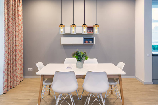 Globo Finca E27 Hängeleuchte 4-fach 40W Schwarz Matt, Metall Ø10cm 15557-4H